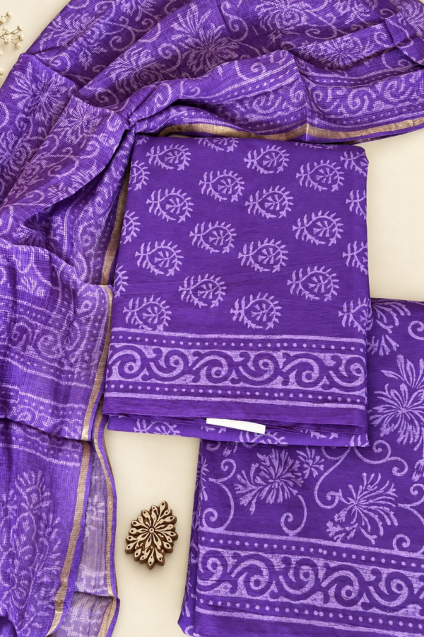 2026/09/447318.png Cotton suit set with Kota doriya dupatta (CSKD004)