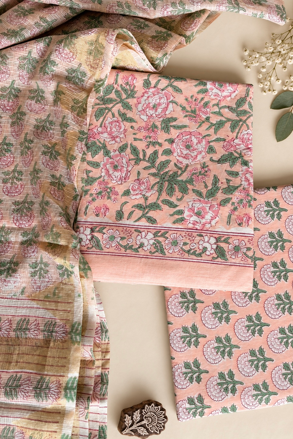 2026/09/447327.png Cotton suit set with Kota doriya dupatta (CSKD003)