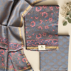 Exclusive Hand Block Print Chanderi Silk Suit Set ( CNSS25045)