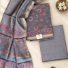 Exclusive Hand Block Print Chanderi Silk Suit Set ( CNSS25045)