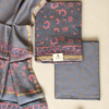 Exclusive Hand Block Print Chanderi Silk Suit Set ( CNSS25045)