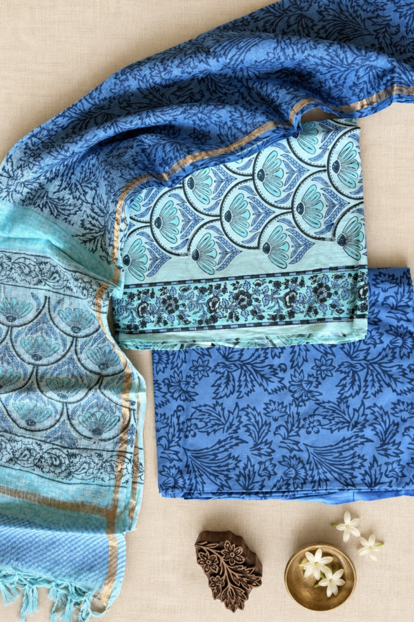 2026/09/447448.png Cotton suit set with Kota doriya dupatta (CSKD005)