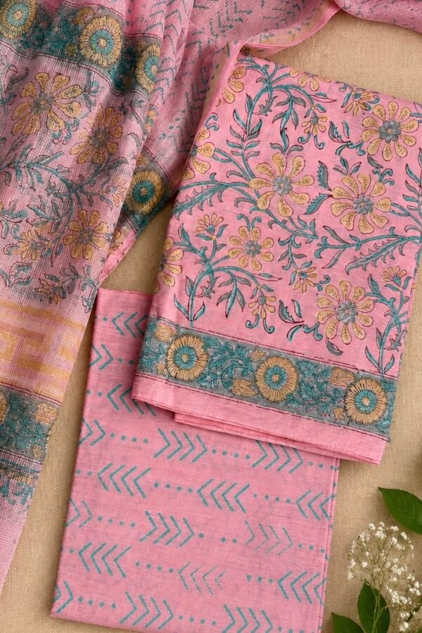 IMG_4607 Cotton suit set with Kota doriya dupatta (CSKD001)
