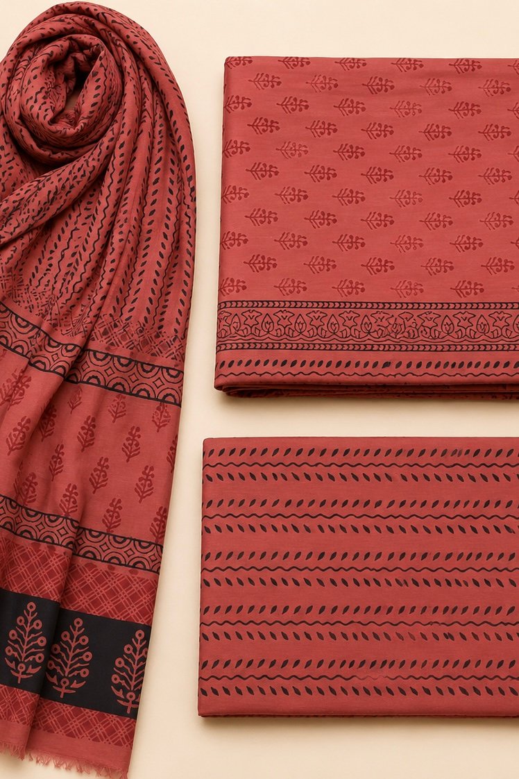 IMG_5959 Cotton Suit Set with Cotton Dupatta ( CSCD25029)