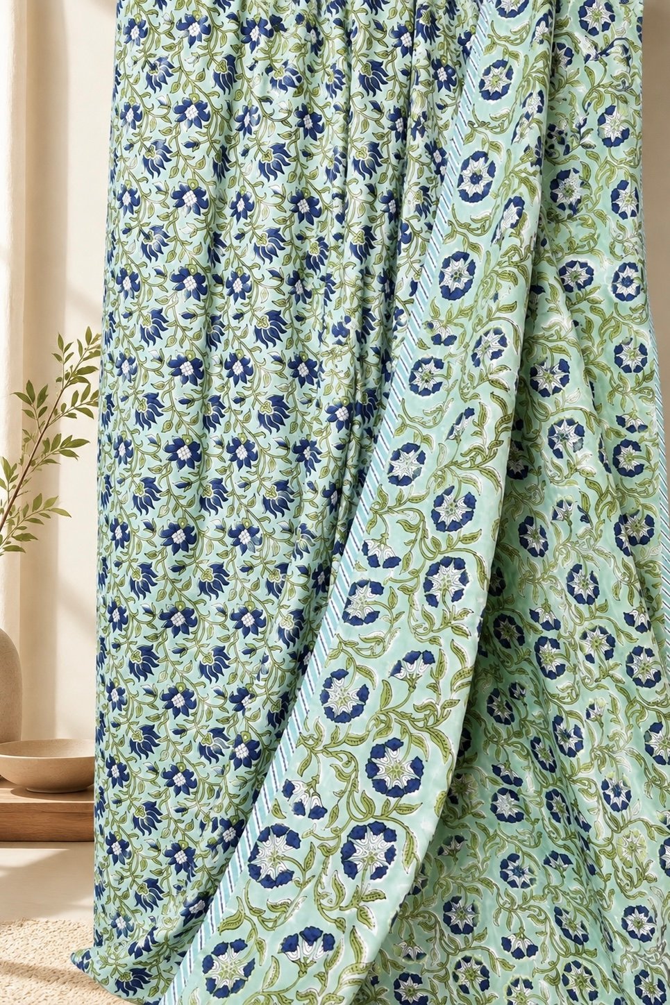 IMG_6614 (1) Gulmohar– Reversible Premium cotton dohar double(DMC2606)