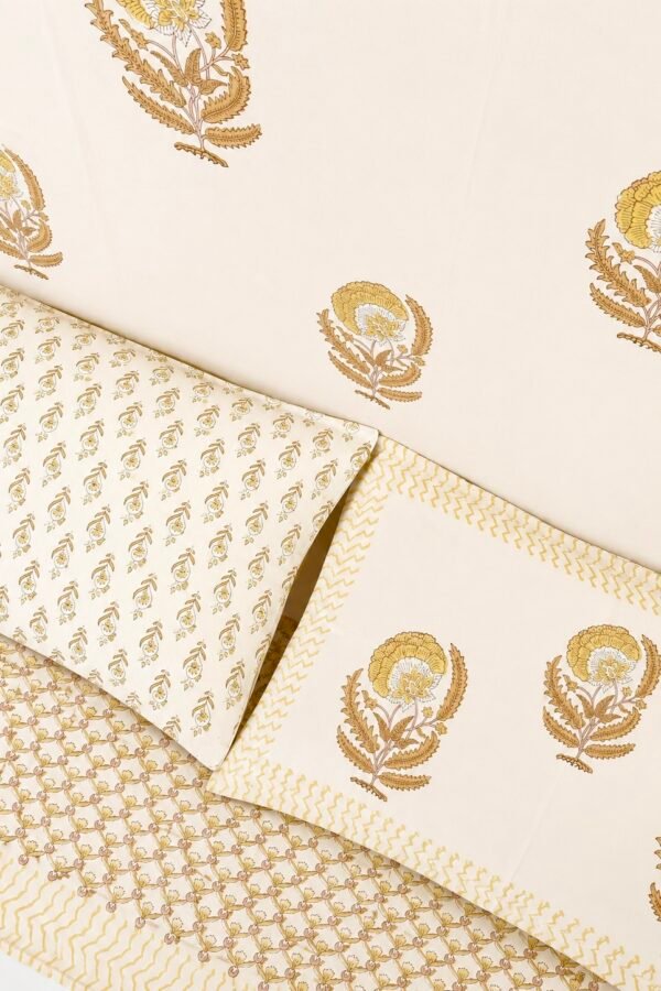 IMG_6706 The Gulmohar Collection Premium Cotton Bedsheet (BS25022)