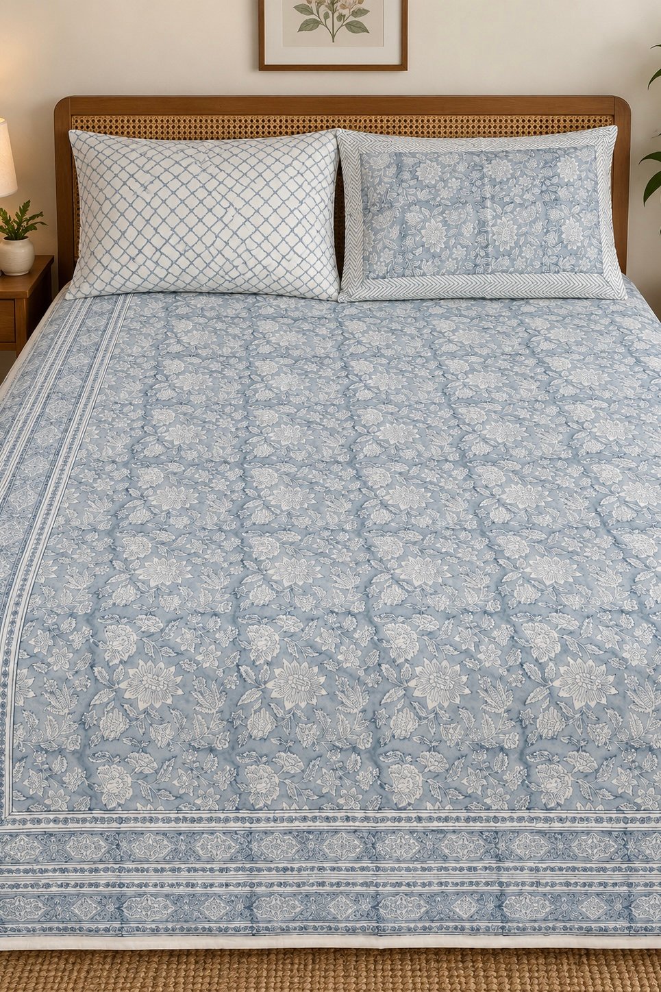 IMG_6767 The Gulmohar Collection Premium Cotton Bedsheet (BS25019)