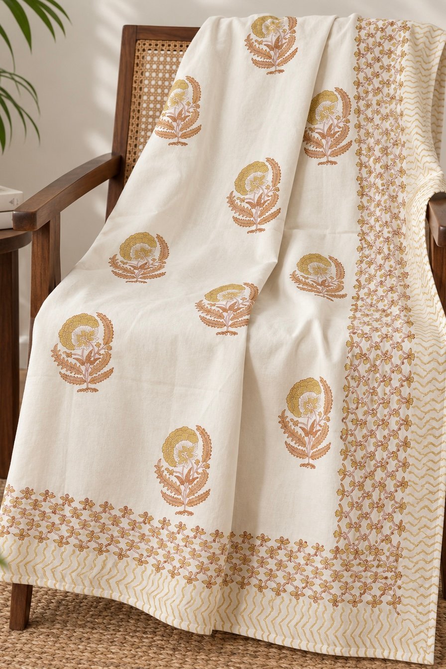 IMG_6783 The Gulmohar Collection Premium Cotton Bedsheet (BS25022)