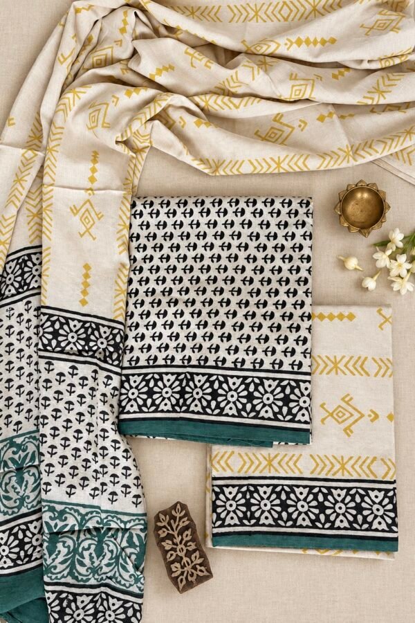 IMG_7251 Cotton Suit Set with Cotton Dupatta ( CSCD25028)