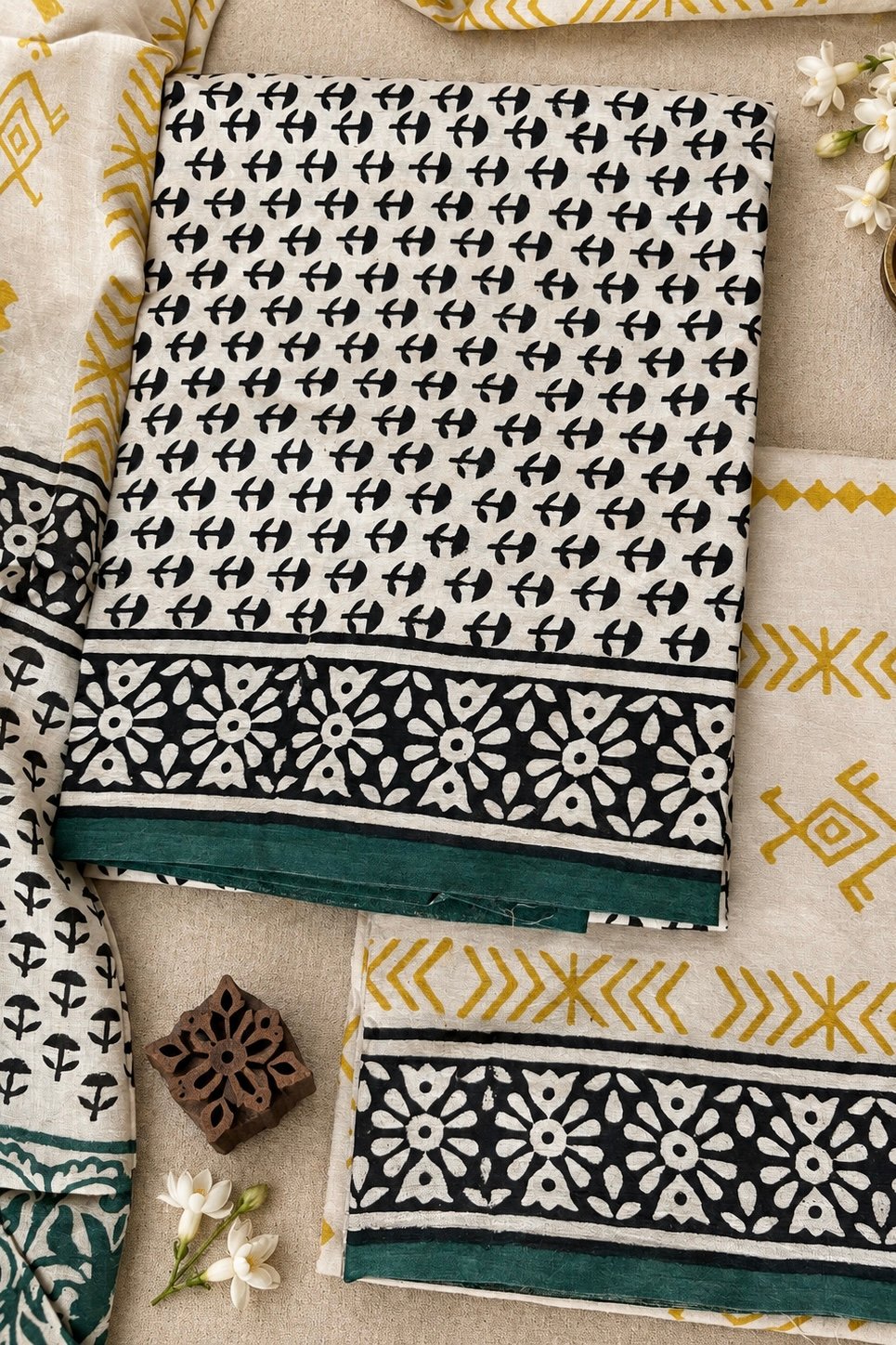 Cotton Suit Set with Cotton Dupatta ( CSCD25028)