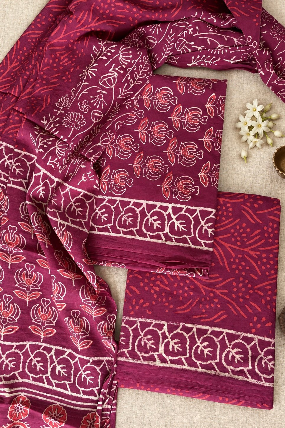 IMG_7267 Cotton Suit Set with Cotton Dupatta ( CSCD25026)