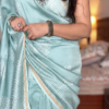 Chanderi Silk Saree with Zari Border  ( CSS2536)