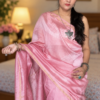 Chanderi Silk Saree with Zari Border  ( CSS2535)