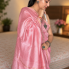 Chanderi Silk Saree with Zari Border  ( CSS2535)